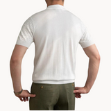 Joshua - Textured Jacquard-Blend Polo