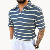 Samuel - Breathable Johnny-Collar Polo