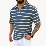 Samuel - Breathable Johnny-Collar Polo