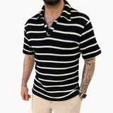 Samuel - Breathable Johnny-Collar Polo