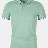 Nate - Button-Closure Knit Polo