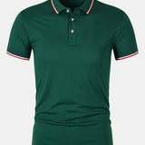 Nate - Button-Closure Knit Polo