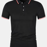 Nate - Button-Closure Knit Polo