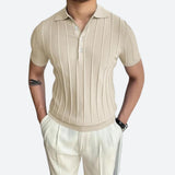 Mason - Stretch-Blend V-Neck Polo