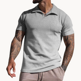 Jordan - Dyed-Fibre Johnny-Collar Polo
