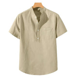 Ryan - High-Collar Polyester-Blend Shirt