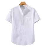Ryan - High-Collar Polyester-Blend Shirt