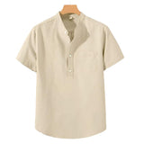 Ryan - High-Collar Polyester-Blend Shirt