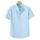 Ryan - High-Collar Polyester-Blend Shirt