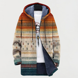 Dani - Autumn Stripe Coat