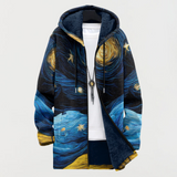 Prue - Starry Sky Print Coat
