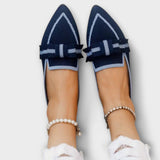Matilda - Flat Shoes with Bow Design