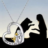 Georgia - Dog Hug Necklace