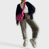 Mia - Vintage Leopard Jeans