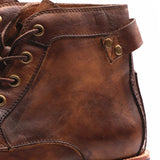 Nate - Retro Round-Toe Boots