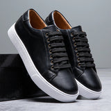 Henry - Premium Faux Leather Sneakers