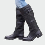 Eden - Retro Riding Faux Leather Boots