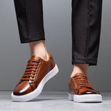 Henry - Premium Faux Leather Sneakers