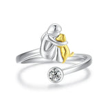 Evie - Dog Hug Ring