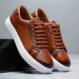 Henry - Premium Faux Leather Sneakers