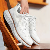 Angus - Oxford Faux Leather Sneakers