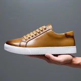 Henry - Premium Faux Leather Sneakers