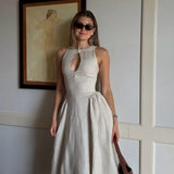 Sara - Elegant Midi Dress