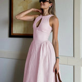 Sara - Elegant Midi Dress