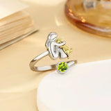 Evie - Dog Hug Ring