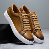 Henry - Premium Faux Leather Sneakers