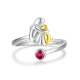 Evie - Dog Hug Ring