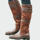 Eden - Retro Riding Faux Leather Boots
