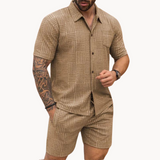 Darcy - Retro Shirt & Shorts Set