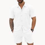 Darcy - Retro Shirt & Shorts Set