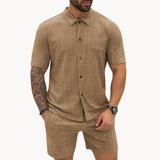 Darcy - Retro Shirt & Shorts Set