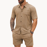 Darcy - Retro Shirt & Shorts Set