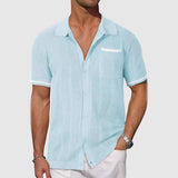 Elijah - Contrast Camp-Collar Shirt