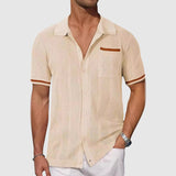 Elijah - Contrast Camp-Collar Shirt