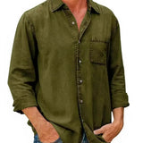 Felix - Long Denim-Blend Shirt