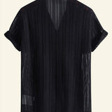 Harvey - Lightweight Ribbed-Collar Shirt