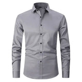 Nate - Wrinkle-Resistant Polyester-Blend Shirt