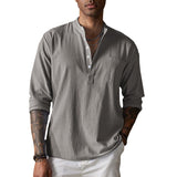 Mitchell - Breathable Crinkle-Texture Shirt