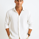 Angus - Smart-Collar Button-Up Shirt