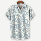 Bailey - Short-Sleeve Leaf-Print Shirt