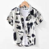 Connor - Short-Sleeve Front-Print Shirt
