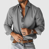 Jasper - Clean-Cut Soft-Blend Dress Shirt