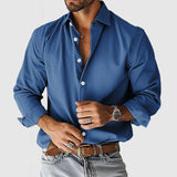 Jasper - Clean-Cut Soft-Blend Dress Shirt