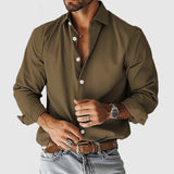 Jasper - Clean-Cut Soft-Blend Dress Shirt