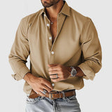 Jasper - Clean-Cut Soft-Blend Dress Shirt