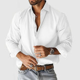 Jasper - Clean-Cut Soft-Blend Dress Shirt